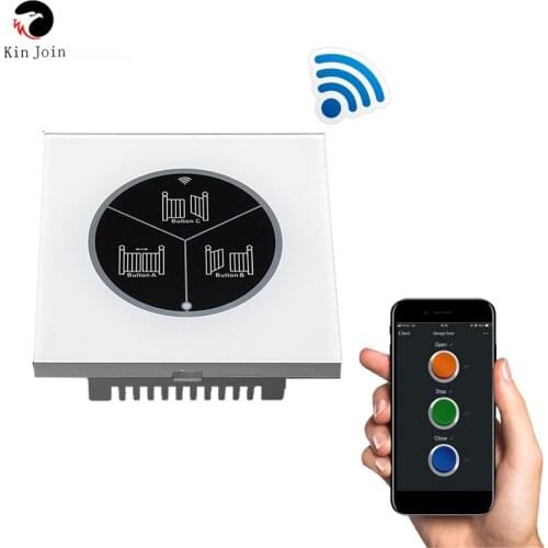 KINJOIN Wireless Remote Control WiFi Switch Smart WiFi Remote Control For Automatic Door Gate Universal