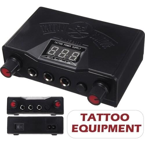 Tattoo Power Supply Equipment For Tattoo Pen Machine Tool Permanent Makeup Power Supply Box LCD Digital Display