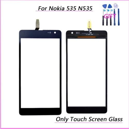 For Nokia Microsoft Lumia 535 Touchscreen Panel Digitizer Sensor 5.0'' LCD Display Front Glass Phone Parts 2S 2C(No lcd