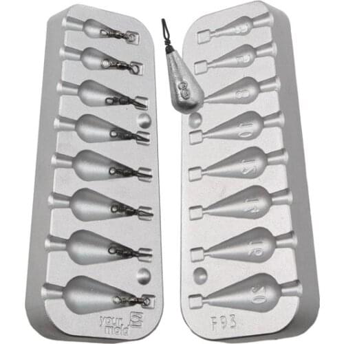 Mould lead for fishing gr.3-5-8-10-12-15-20 F 93