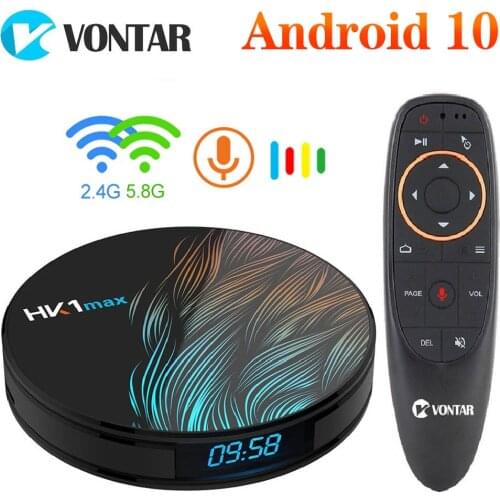 2020 Smart TV Box Android 10 10.0 HK1 Max 4GB 128GB Rockchip 4K TVBOX Youtube Wifi Android TV Set top Box Media player
