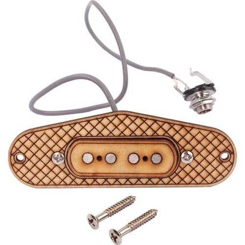 Humbucker Pickup Set Output Socket for 4-String Cigar Box Guitar Replacement Parts