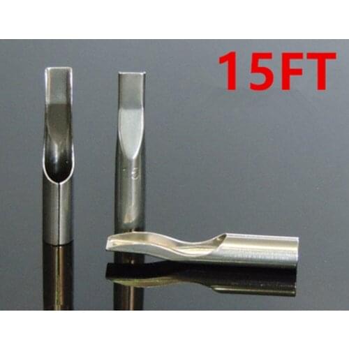 15ft Stainless Steel Open Tattoo Tools Equipment Tatoo Machine Tattoos Tool Tip Supplies Embroidery Accessories Hot Sale Sale