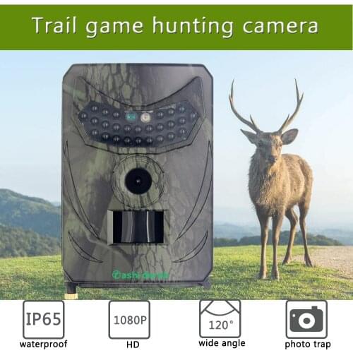Fast Trigger Wildlife Camera Full HD 1080P Hunting Camera 120 Degree PIR 110 Animal Observation Recorder Cam PR100C Night Vision