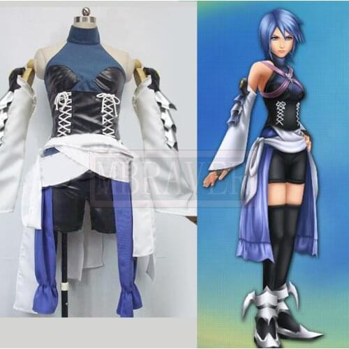 Kingdom Hearts Birth By Sleep Aqua Cosplay Costume