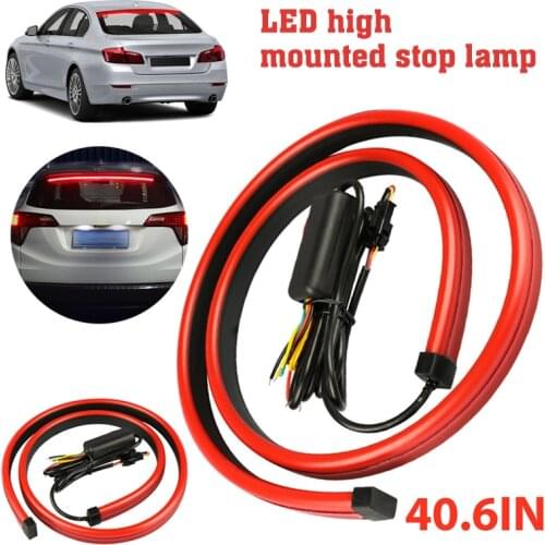 Mayitr Car LED Turn Signal Light Strip Driving Rear Stop Brake Warning Lamp DC 12 V Waterproof Car Light Strip Accessories
