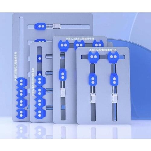 Mijing T22 T23 T24 T26 Motherboard Fixture Aluminum Alloy Material For PAD iP PC Android Mainboard CPU Chip PCB Soldering Repair