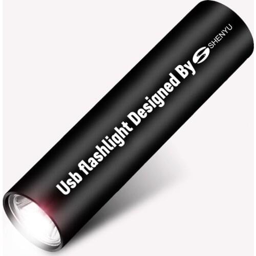 Mini Power Torch Rechargeable Student Portable Super Bright Pocket Home Long Shot Outdoor LED Lighting