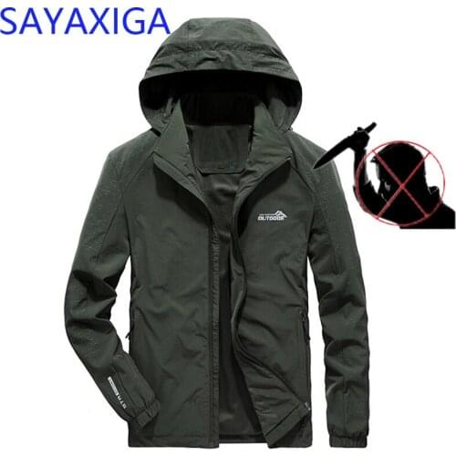 Self Defense Anti-cut blade Men Jacket Coat Knife slash resistant Stealth outdoor outfit family safety stab proof outwear L-5XL