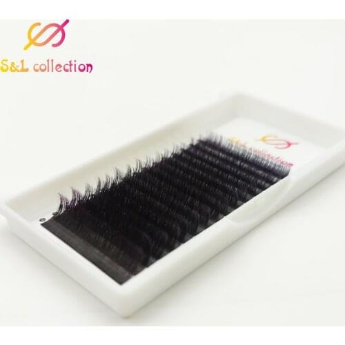 16Rows 8-15mm C D Curl False Eyelashes Gradient Red Purple Eyelash Individual Colored Lashes Faux Eyelash Extensions wholesale