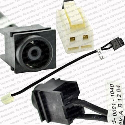 100% New DC Power Jack Socket and Cable Wire for SONY VGN-FS500 VGN-FS VGN-FE 073-0001-1040 VGN-FS630/W VGN-FS500P VGN-FS520B