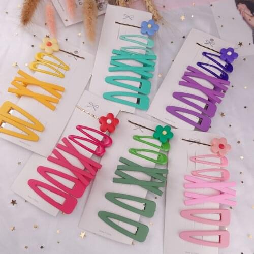 New Fashion Candy Colors Hairgrips Women Girls Hair Accessories Clips Pins Barrette for Children Hairpins Hairgrips Headdress