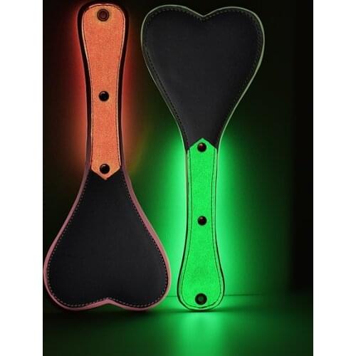 Luminous leather Board beat whip Erotic Fetish Spanking BDSM Bondage Couple flirting paddles slave unisex sex toy for lover