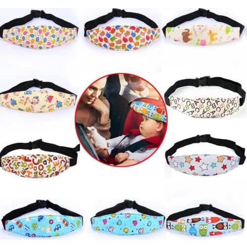 Adjustable Infant Baby Car Seat Head Support Stroller Fastening Belt For Kids Head Positioner Protection Baby Safe Sleep Pillows