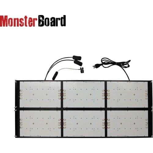 New products 600W quantum led grow light bar monster qb288 board lm301h cree 660nm mix UV IR grow lamp from Geeklight