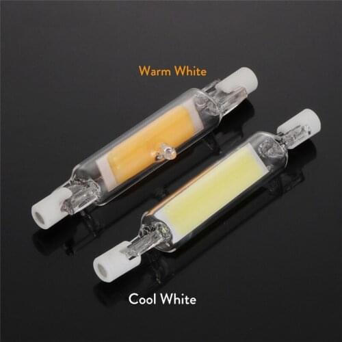 1/6/10PCS LED Lamp R7s COB AC 220V 78mm 118mm 15w 30w LED Bulb Cob Lamp Replace Halogen Light R7S Spotlight Bulb 3000 4000 6500k