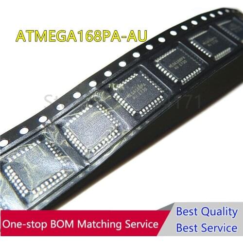 20Pcs ATMEGA168PA-AU ATMEGA168PA MEGA168PA controller QFP32 new
