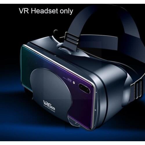 VRG Pro 3D VR Glasses Virtual Reality Full Visual Smartphone For Movie Devices 7 Inch For VR to Game Wide-Angle Glasses D4B1
