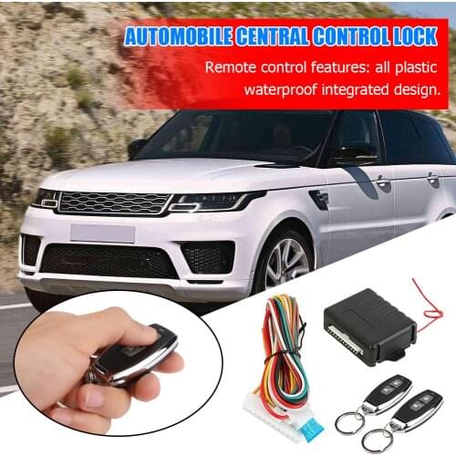 Car Remote Central Door Lock Keyless Locking Kit Entry Alarm System 410/T231 Outdoor Anti-resistance Repairing Parts