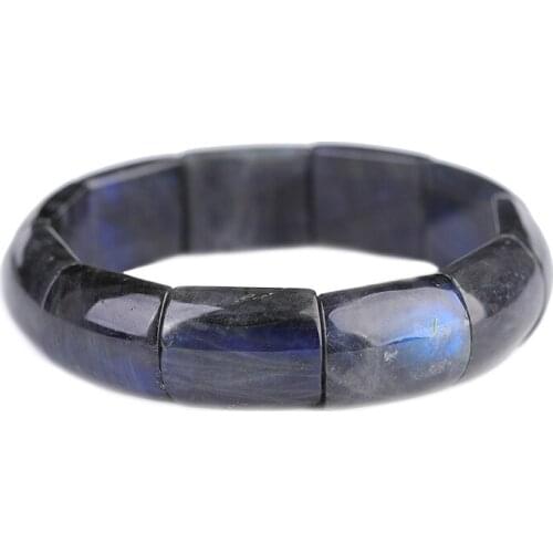 JoursNeige Gray moonlight Natural Stone Bracelet Beads Moonstone Stone Bracelets for Women men Hand Row Bracelet Jewelry