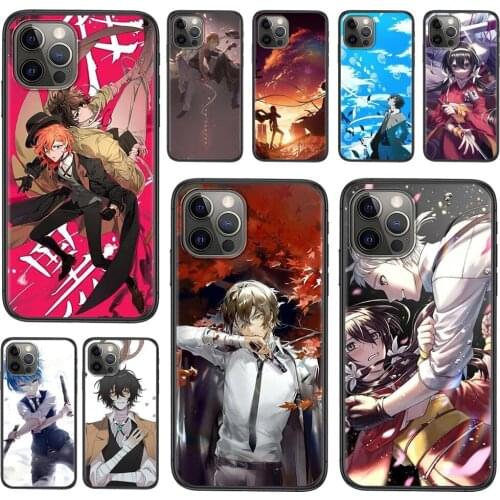 Bungou Stray Dogs For Xiaomi Redmi 9 9A 9C 8A Pro Max Redmi 9 9A K40 Pro Plus Black Bumper Painting Prime Soft The Newest