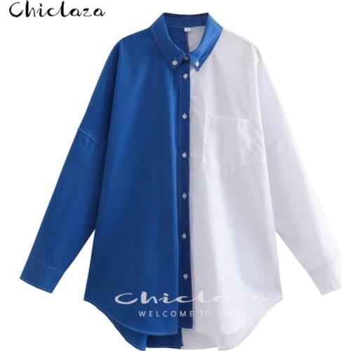 Блузки на пуговицах CHICLAZA China At AliExpress