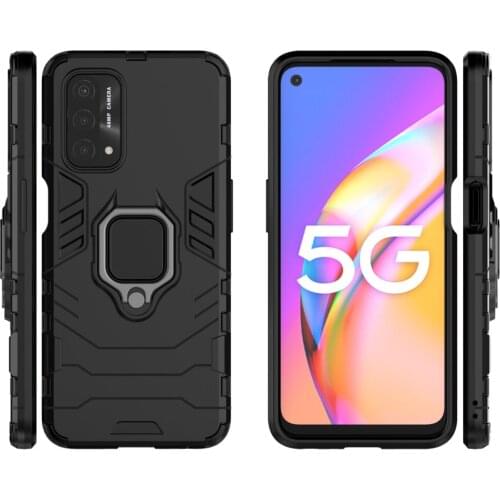 Hybrid Shockproof Full Protective Cover For OPPO A93 5G Case Ring Holder Kickstand Cases Phone Cover