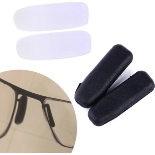 LETAOSK Two Pairs Black And White Silicone Replacement Nose Pads Health Care Kit Fit For IC! Berlin Sunglasses Parts Accessories
