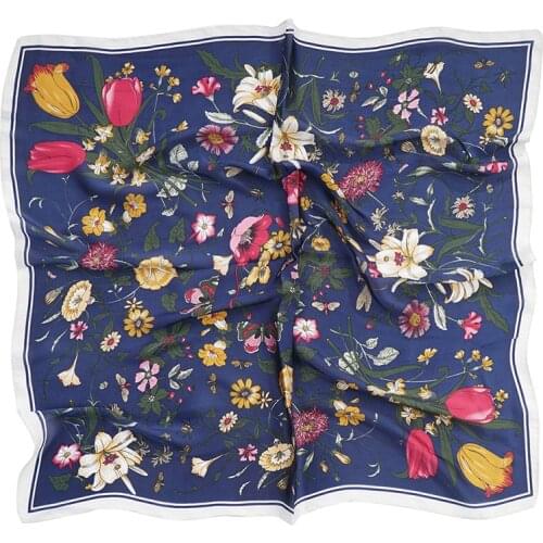 70*70 Small square scarf scarf wild scarves female Korean arts retro chic hair band Korean style of the Spring and Autumn ins