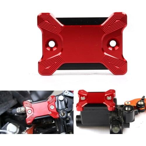 Motorcycle CNC Aluminum Front Brake Fluid Reservoir Cover Cap For YAMAHA YBR125 XTZ125 YBR 125