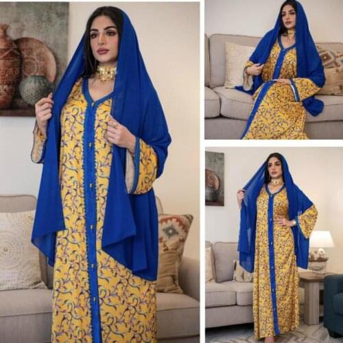 Muslim Fashion Women Evening Dress Middle Eastern Abaya Turkish Arabic Dubai Ramadan Prayer Islamic Clothing Robe India Gowns