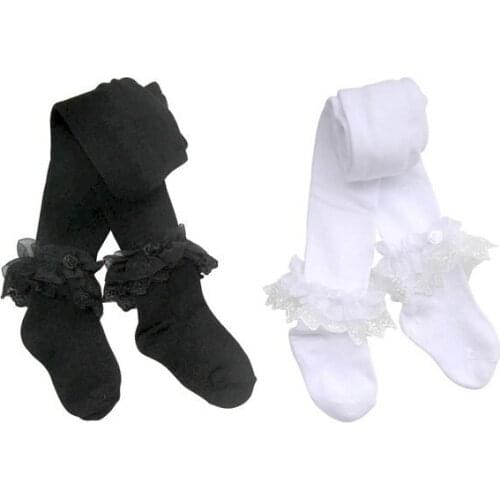 Wholesale baby girl summer lace tights children pantyhose baby stocking infant panty-hose 3colors/lot