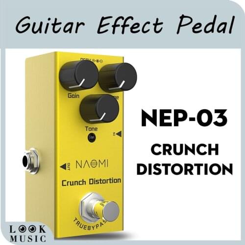 Guitar Effects Pedal Crunch Distortion Effect Mini Single Distortion Pedal True Bypass NEP-03 Guitar Effect Pedal