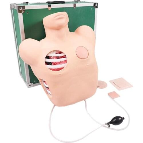 Pleural Drainage Simulator Pneumothorax Pleural Drainage Model Chest Drainage Nursing Model Medical Practice Teaching