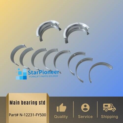 Engine bearing Main bearing STD K21, K25, H20-II, H25 Part # N-12207-50K00, N-12231-FY500,N-12247-50K00