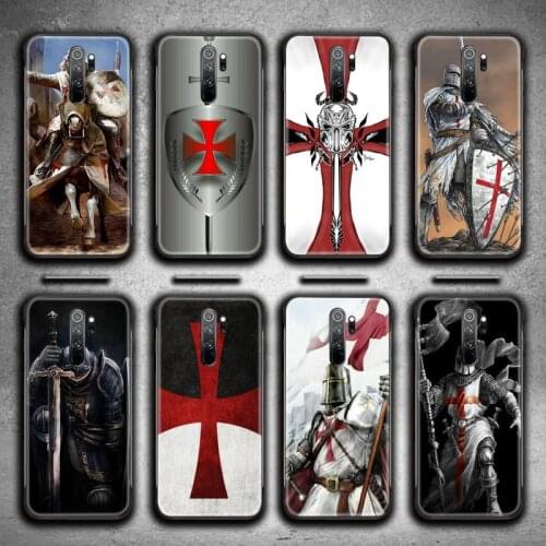 Templar Knight Phone Case for Redmi 9A 8A 7 6 6A Note 9 8 8T Pro Max Redmi 9 K20 K30 Pro