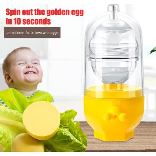 Eggs Yolk Mixing Whisk Inside Golden Egg Stiring Blend Maker Puller Kitchen Utensils Shaker Multi-cutter Household Slicer Gadget