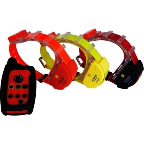 WATERPROOF DOG GPS TRACKER COLLAR FOR 3 DOGS WITHOUT SIM CARD with BUILD in ANTENNA