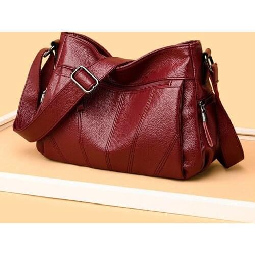 High Quality Leather Shoulder Bag Women Large Capacity Crossbody Bags for Women 2021 Fashionable Purses Big Tote Bag Sac A Main