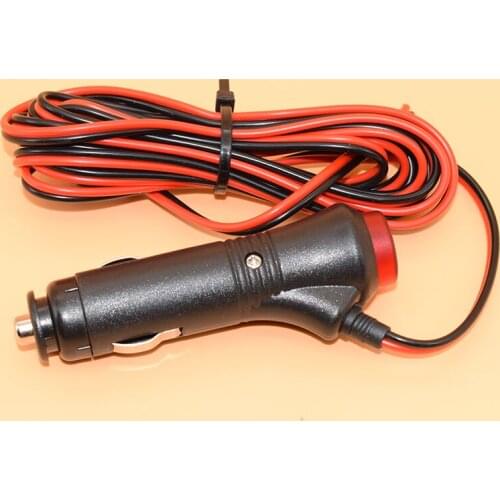 1.5m Cigarette lighter power switch, indicator light seatand 12 v cigarette lighter power supply cable extension cord