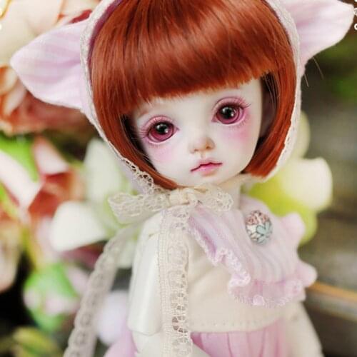 1/8 BJD Doll BJD/SD Cute Basic Miu Doll With Free Eyes For Baby Girl Gift Free Shipping