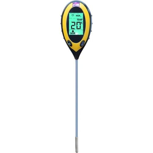 GTBL 4 In1 Digital Soil Meter PH Moisture Soil Meters Detector Multitool Sunlight/Moisture/PH value/Temperature Instrument For P