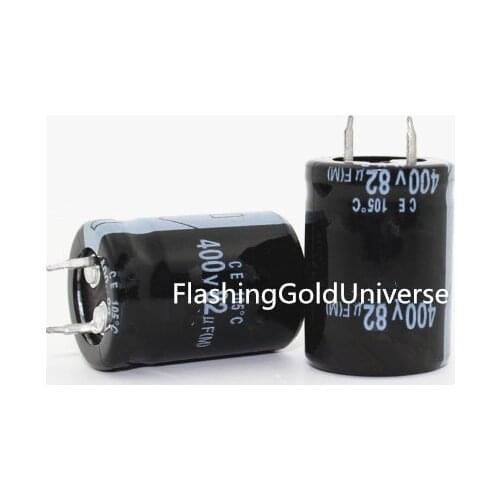 400V 82UF 82UF 400V Electrolytic Capacitor volume 22X30 best quality