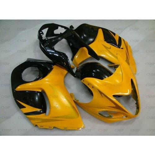 For Suzuki GSXR1300 2008 - 2014 Fairings GSX-R1300 2013 Plastic Fairings HAYABUSA 2010 Yellow Black Fairings