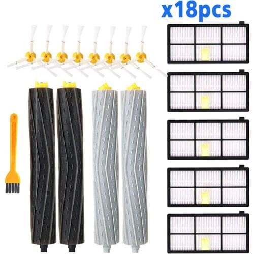 HEPA Filters Extractors Brushes Replacement Parts Kit for iRobot Roomba 980 990 900 896 886 870 865 866 800 Accessories spare