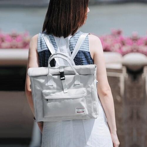 Multifunctional Backpack Women Waterproof 14 15.6 Inch Laptop Bag Double Shoulder Single Shoulder Portable Three-use Bagpack