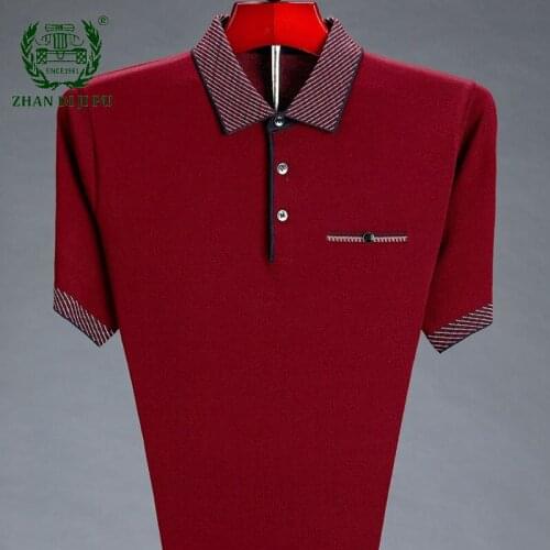 Embroidery Mens Polo T Shirt summer High Quality Ice silk Breathable cool Short Sleeve polo shirts male Casual loose lapel tops