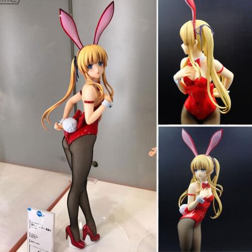 2021 new 40CM anime figure red Sexy Saekano Action Figure Eriri Spencer Sawamura Bunny Rabbit PVC Model Toy gift Kasumigaoka Uta