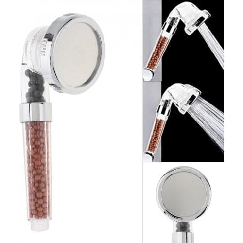 Portable Big Size ABS Anion Filter SPA Saving Pressurized Boost Rainfall Shower Head Support Third Gear Adjustment for Bathroom