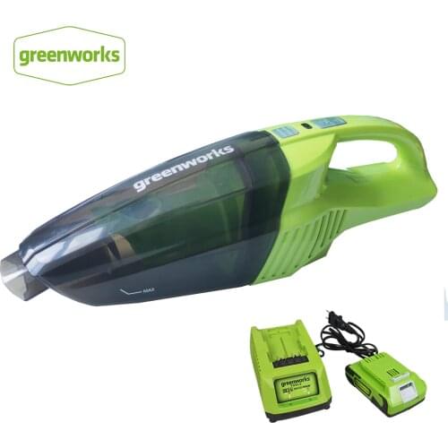 Greenworks 24V Vacuum Cleaner Wet and dry Handheld Vacuum Cordless Powerful Cyclone Suction Portable With 2.0ah Battery